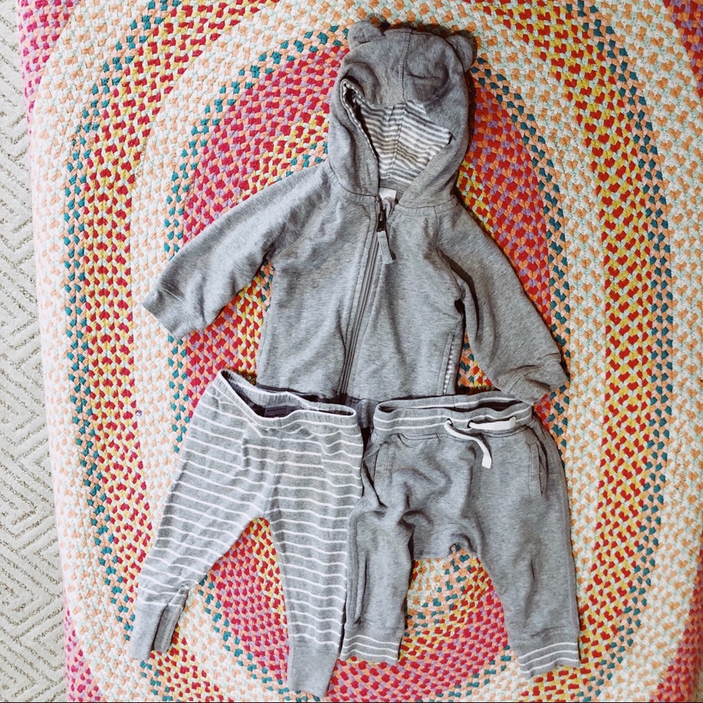 Hanna Andersson 18/24 hoodie set